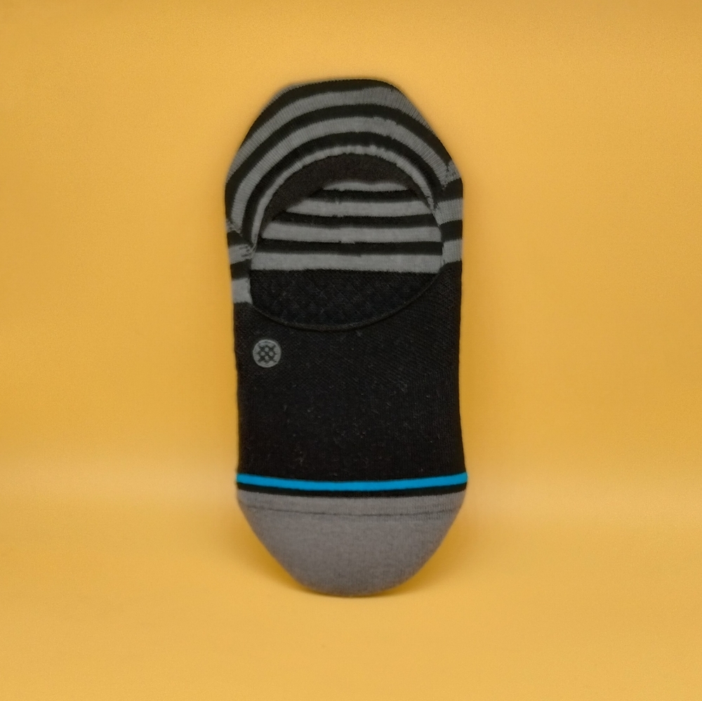 Stance No-Show Socks Med Black/Gray